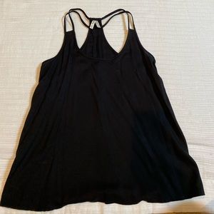 Black tank top